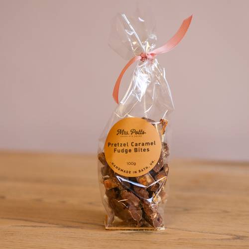 Pretzel Caramel fudge Bites 